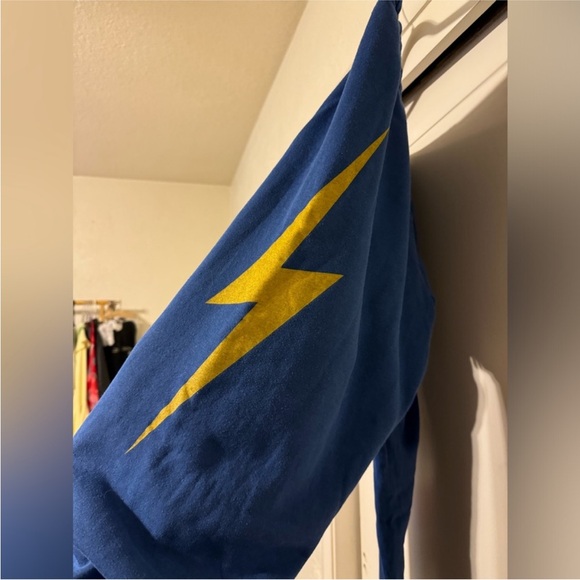 Aviator Nation Blue Lightning Bolt Sweatpants - Picture 4 of 7